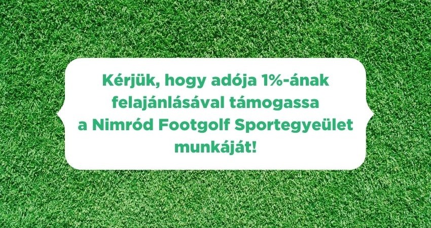 1 % felajánlás